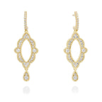 Pendientes para Mujer de Plata de Ley 925/Bañado Oro 18K Vintage Boda Fiesta