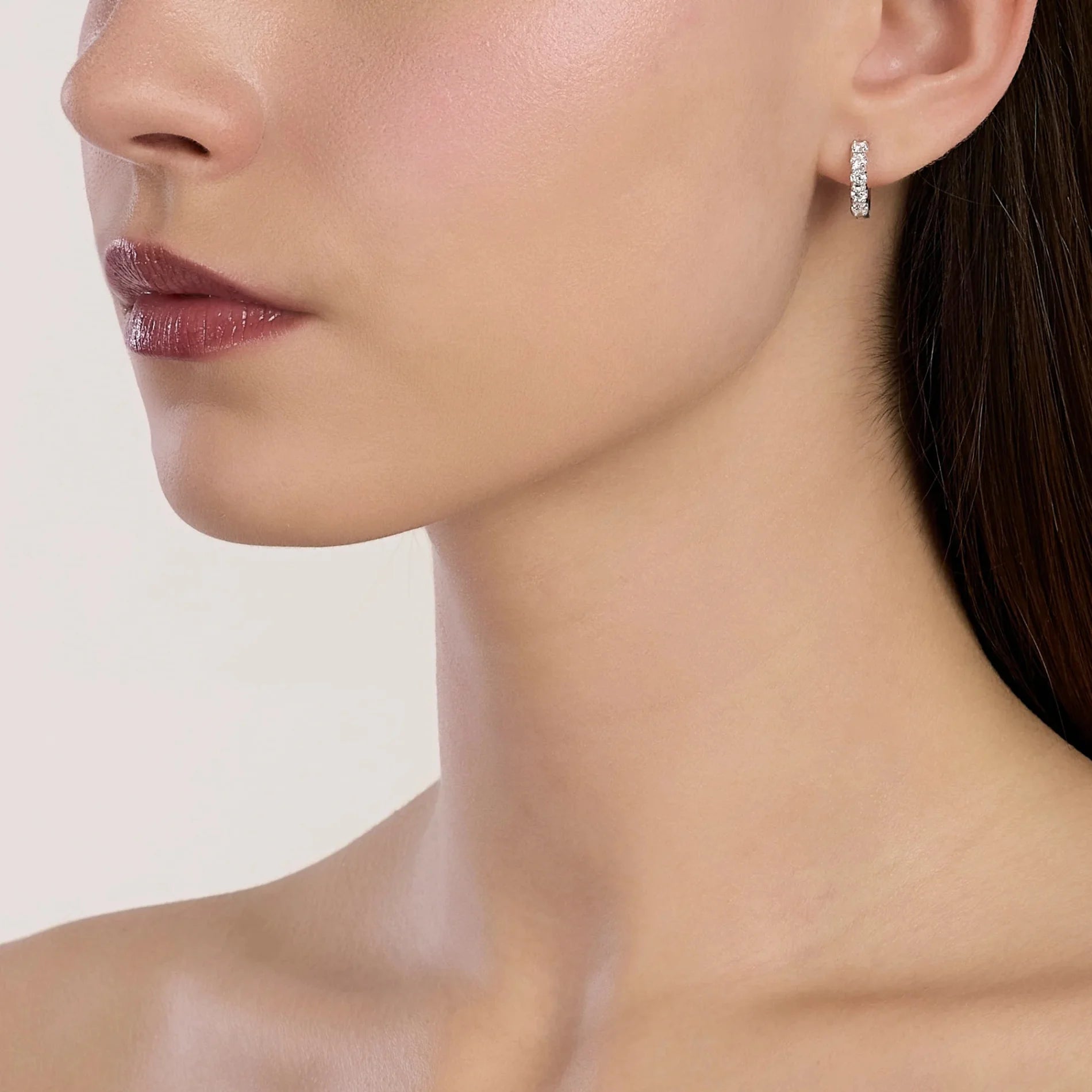 Pendientes para Mujer de Aro con Diamantes Lab-grown de 0,07 quilates Mabina