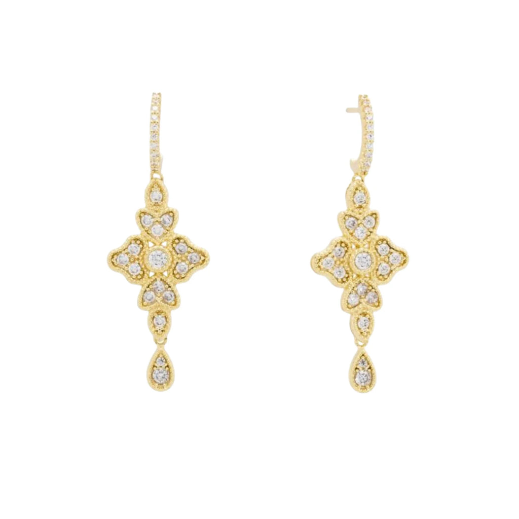 Pendientes para Mujer Boda Plata Chapada en Oro VICTORIA BOHO