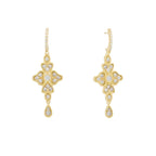 Pendientes para Mujer Boda Plata Chapada en Oro VICTORIA BOHO