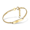 Pulsera Oro 18K Infantil Bautizo Ocasiones Especiales Personalizable
