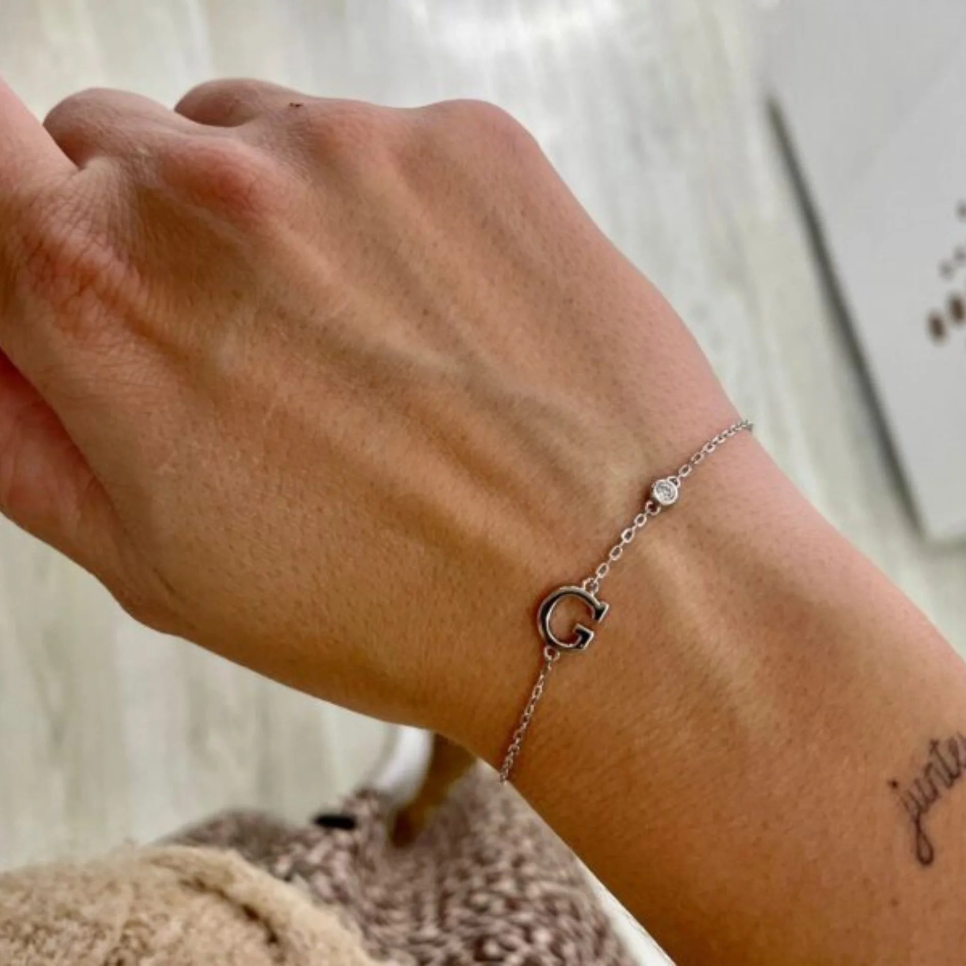 Pulsera INICIAL para Mujer de Plata Personalizada