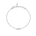 Pulsera Infinity con 0,009 quilates de diamantes cultivados en laboratorio