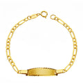 Pulsera Oro Amarillo 18K Cartier Bautizo Infantil Personalizable