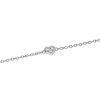 Pulsera para Mujer Heart Solitaire en Plata Rodiada Diamantes Lab-grown 0,027 ct de Mabina