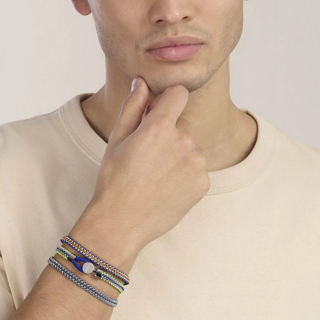 Pulsera para hombre Nylon y Acero Kidult