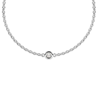Pulsera Infinity Acero 316L con Diamante Lab-Grown 2,7 mm