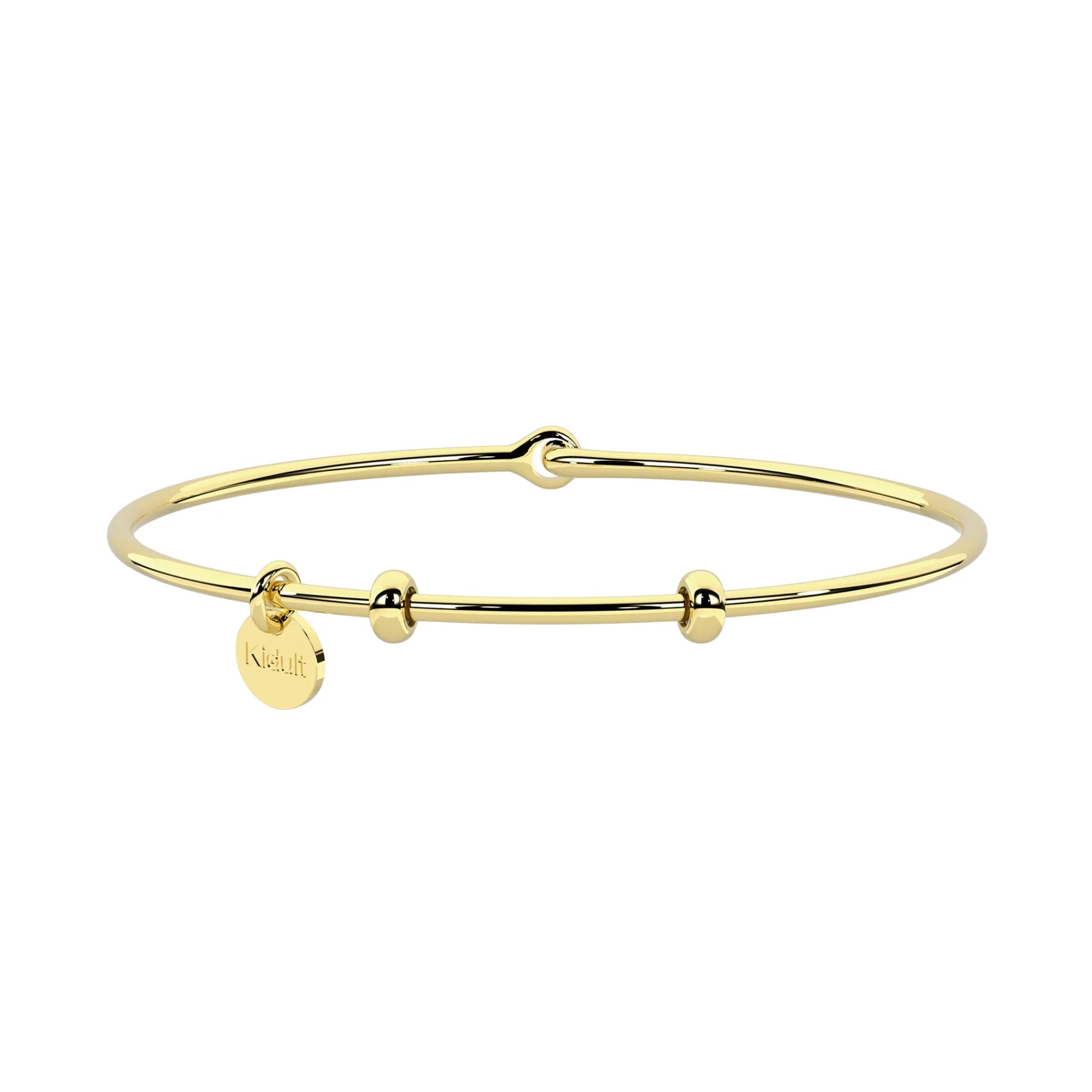 Pulsera para Mujer Rígida de Acero con Charm de Kidult "Mamá"