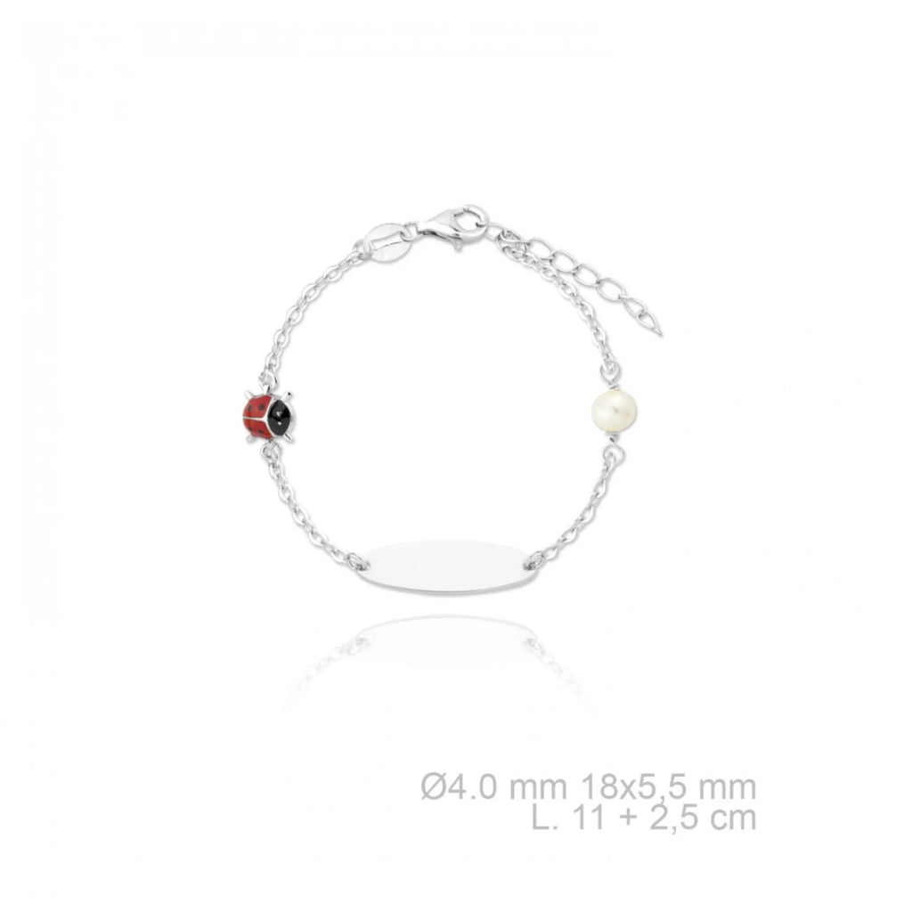 Pulseras de Bebé Infantil en Plata y Plata Chapado en Oro