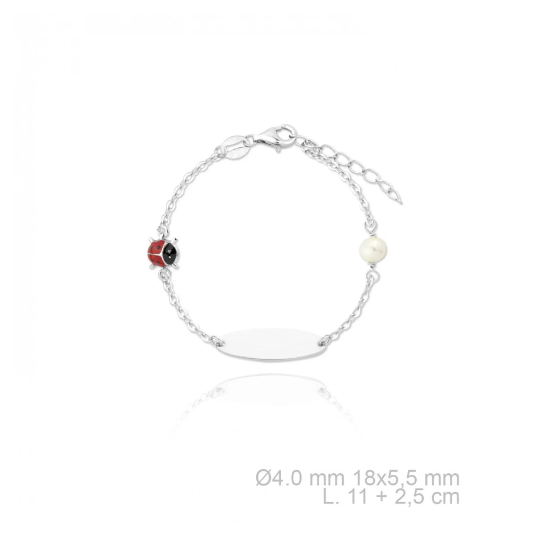 Pulseras de Bebé Infantil en Plata y Plata Chapado en Oro