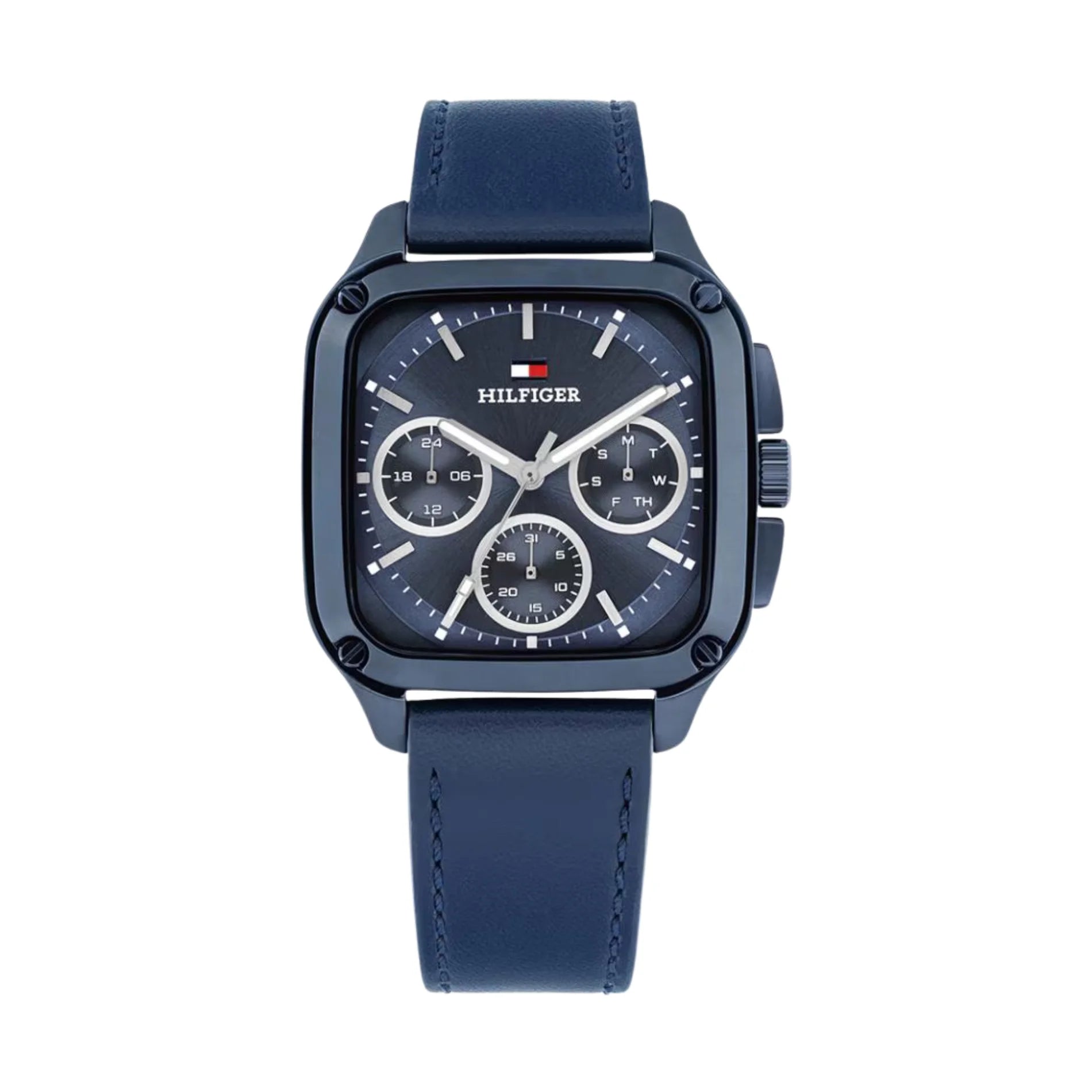 Reloj para Hombre Acero y Correa de Piel Azul Herald 1792219 Tommy Hilfiger