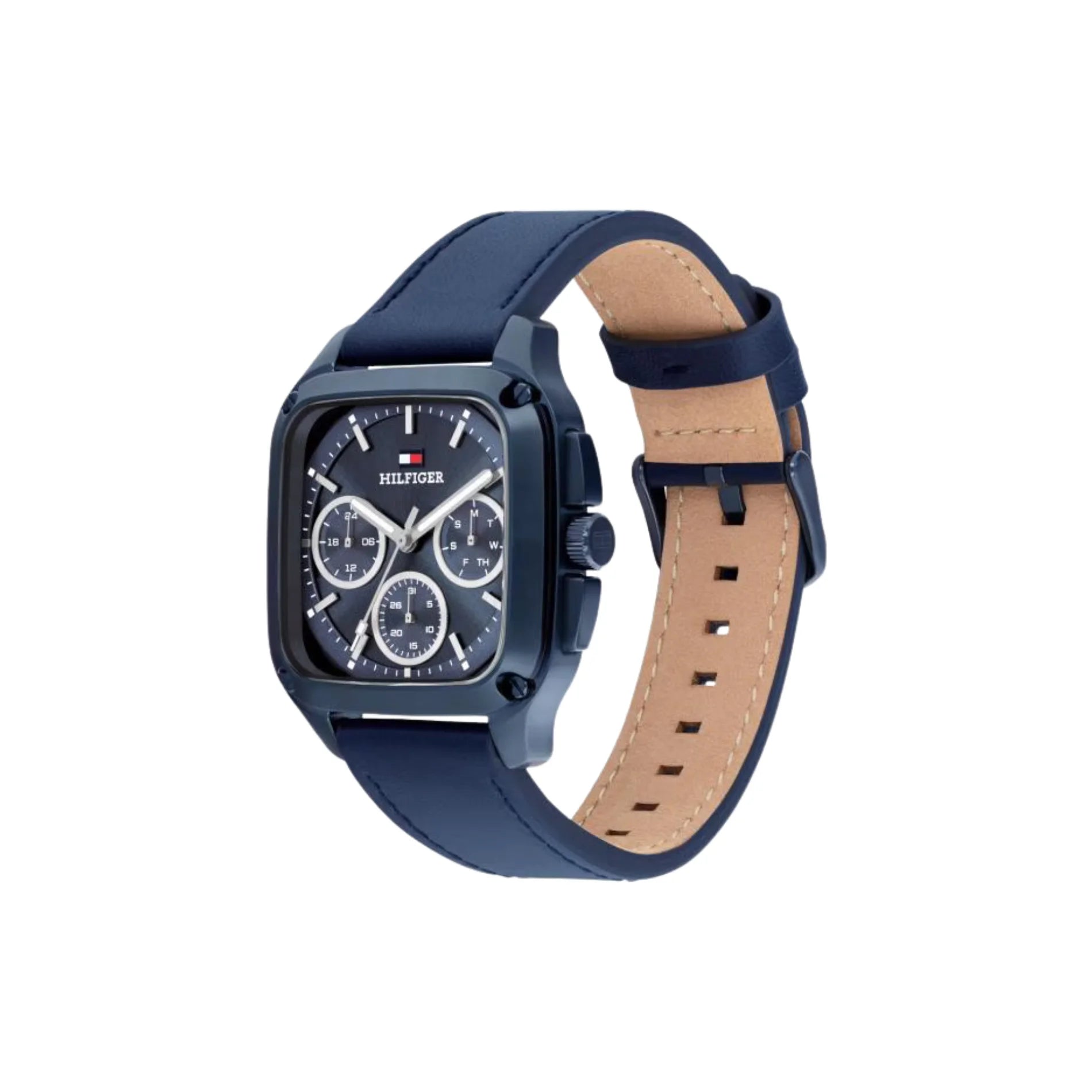 Reloj para Hombre Acero y Correa de Piel Azul Herald 1792219 Tommy Hilfiger