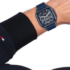 Reloj para Hombre Acero y Correa de Piel Azul Herald 1792219 Tommy Hilfiger
