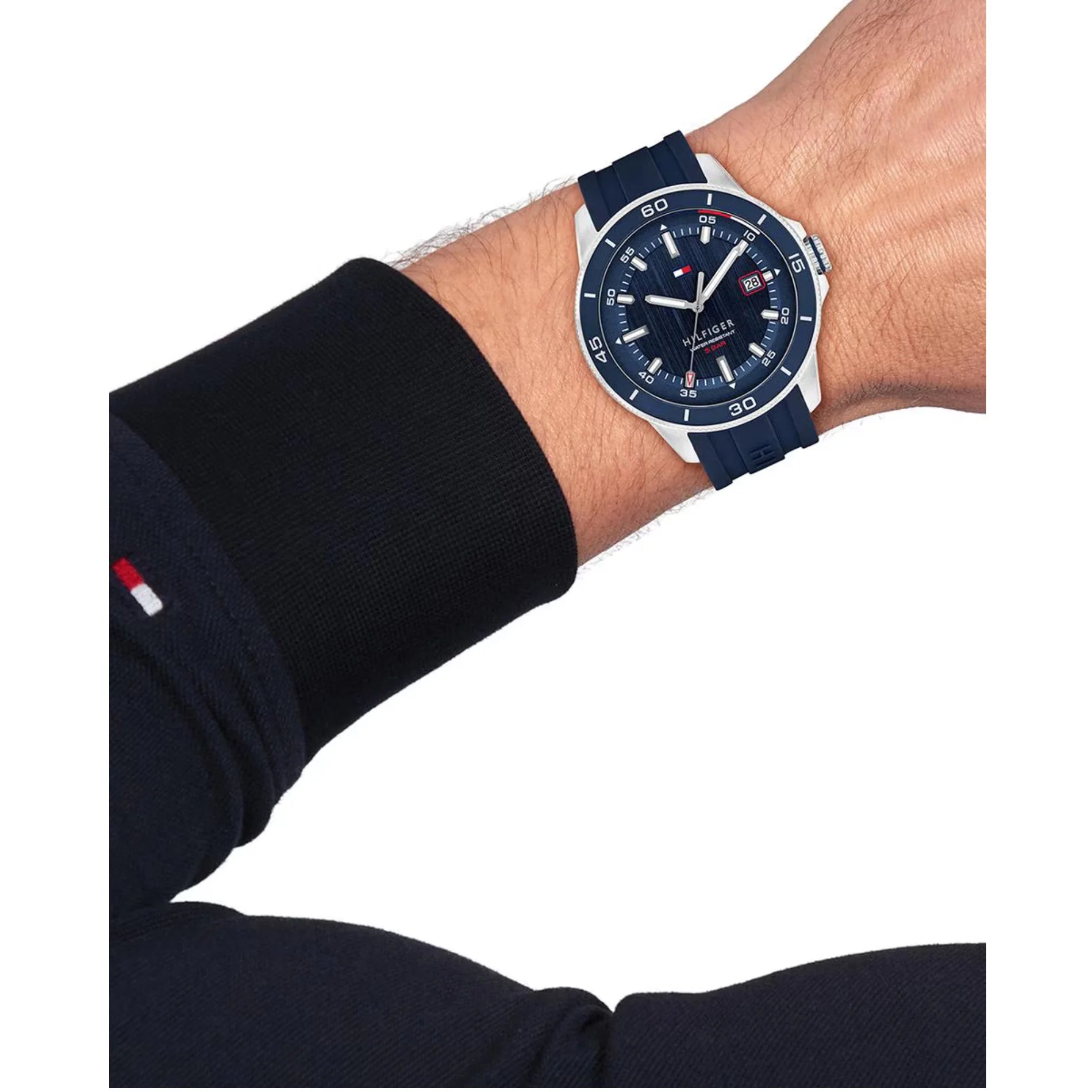 Reloj para Hombre de Acero Remy 1792225 Azul Tommy Hilfiger