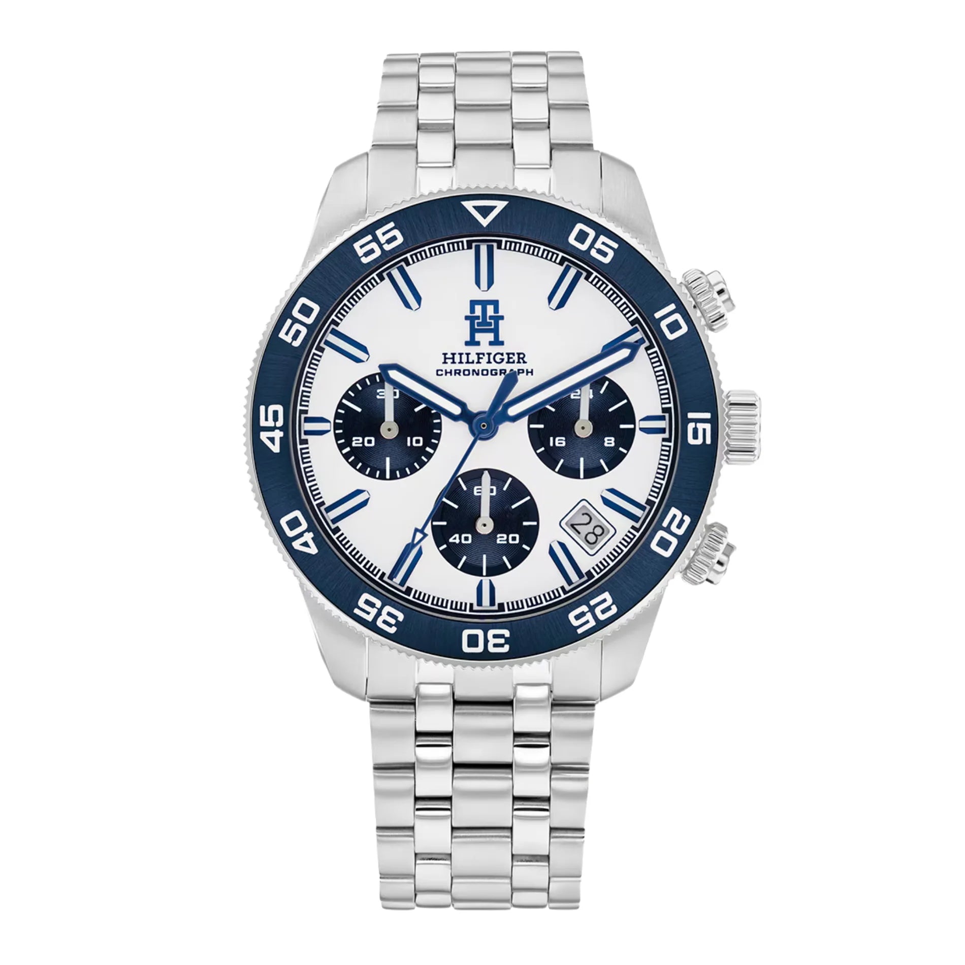 Reloj para Hombre de Acero TH85 Chrono 1792157 Tommy Hilfiger