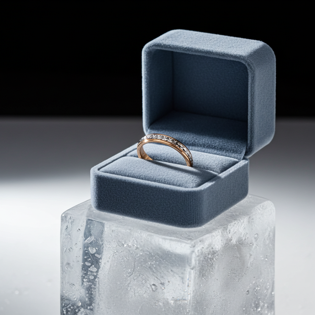 Alianza de Boda Bicolor Oro Blanco 9k para Hombre y para Mujer Ocasiones Especiales