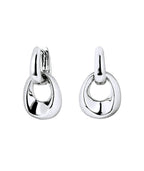 Pendientes para Mujer Aros Entrelazados Dual Plata 925