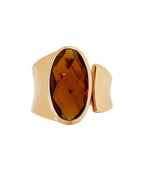 Anillo para Mujer Ancho Honey Oro 18K
