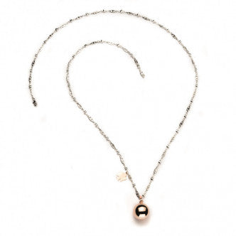 Colgante para Mujer Llamador de Ángel ROSE 90 cm Acero Bicolor