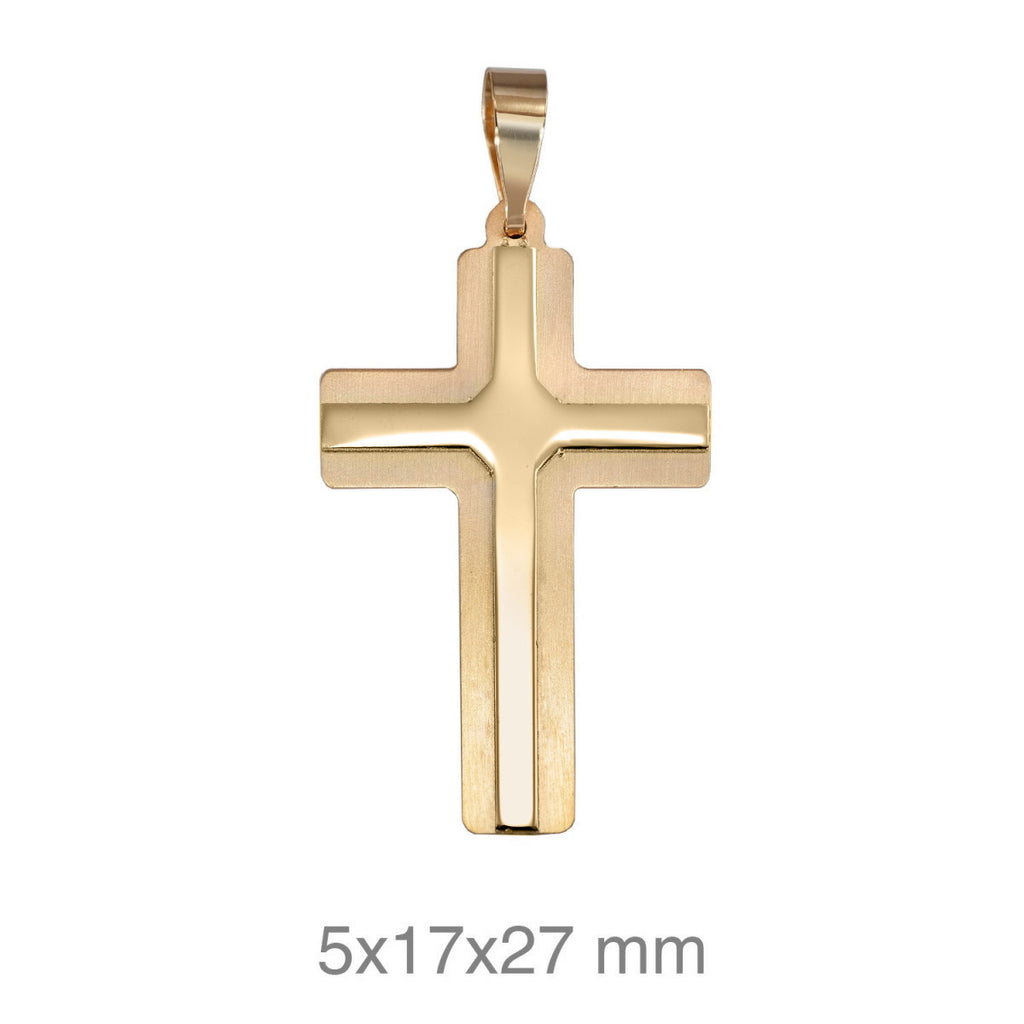 CRUZ ORO BICOLOR Infantil Comunión Unisex Ocasiones Especiales