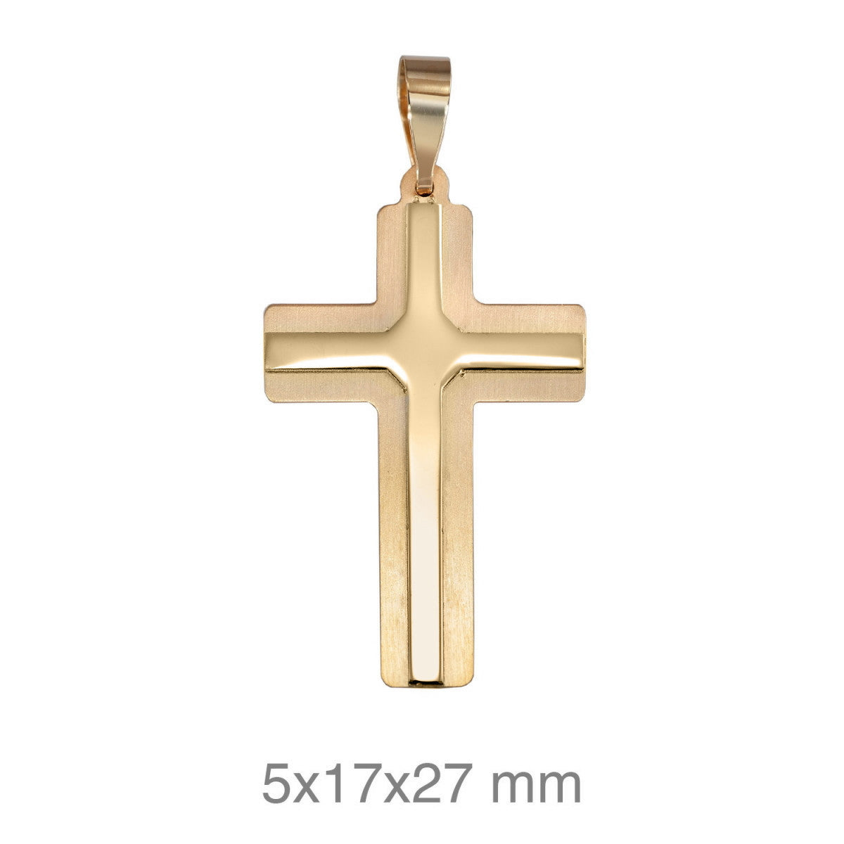 CRUZ ORO BICOLOR Infantil Comunión Unisex Ocasiones Especiales