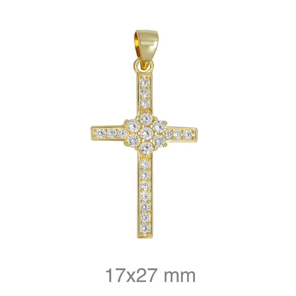 Cruz de Plata ROSETÓN Infantil Comunión