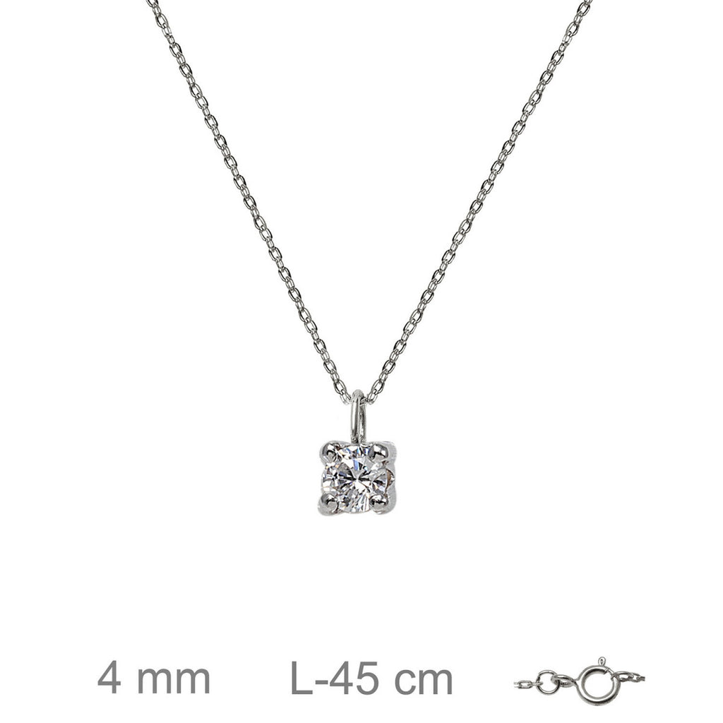 Colgante para Mujer Oro 18K Circonita PUNTO DE LUZ