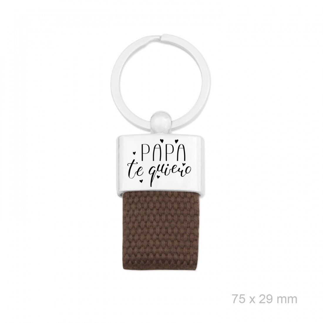 llavero de acero papá te quiero