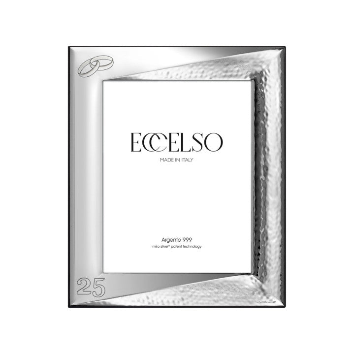 Portafoto 25 Aniversario de Boda Plata Bilaminada Ocasiones Especiales Otros Regalos