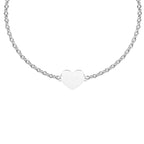 Pulsera Infinity Corazón Acero 316L con Charm