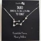 Gargantilla para Mujer HORÓSCOPOS con CONSTELACIONES Plata y Circonitas ThaiBa