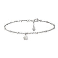 Tobillera Flower Charm en Plata de Ley 925