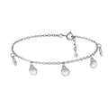 Tobillera Discos en Plata