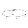 Tobillera Estrellas en Plata de Ley 925