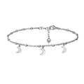 Tobillera Moons en Plata