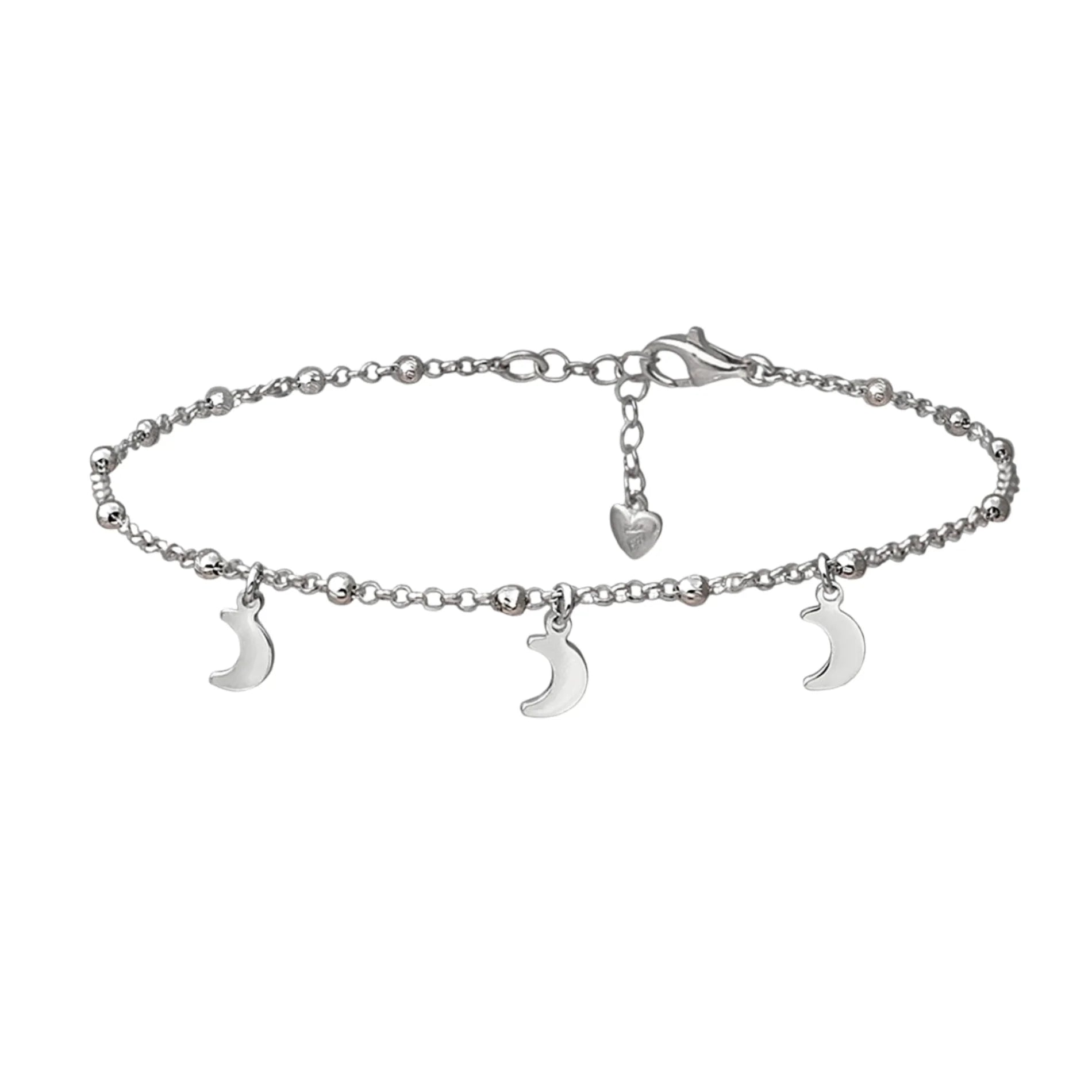 Tobillera Moons en Plata
