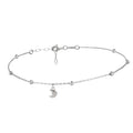 Tobillera Moon en Plata de Ley 925
