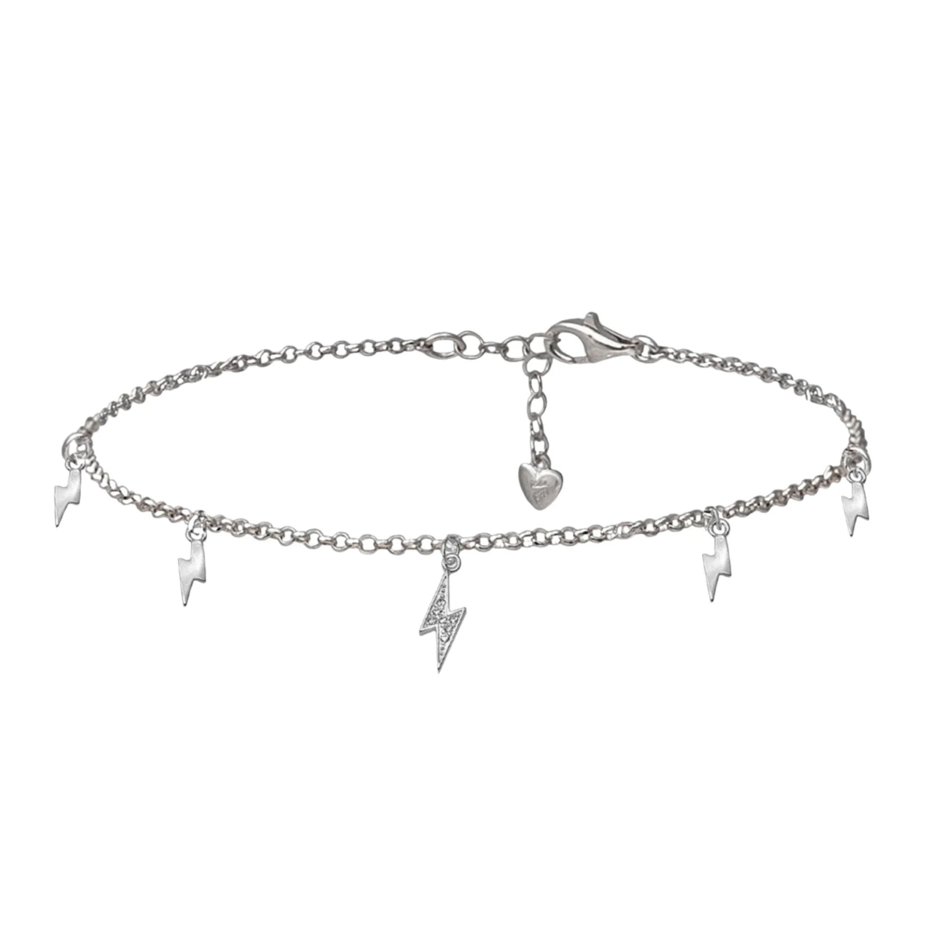 Tobillera Lightnings en Plata de Ley 925