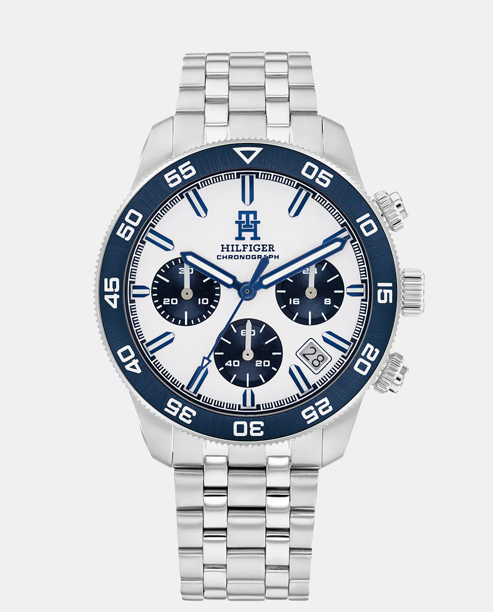 Reloj para Hombre de Acero TH85 Chrono 1792157 Tommy Hilfiger