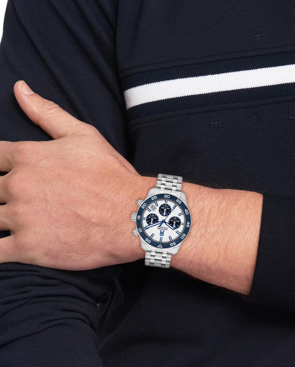Reloj para Hombre de Acero TH85 Chrono 1792157 Tommy Hilfiger