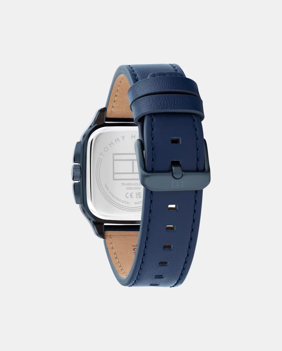 Reloj para Hombre Acero y Correa de Piel Azul Herald 1792219 Tommy Hilfiger