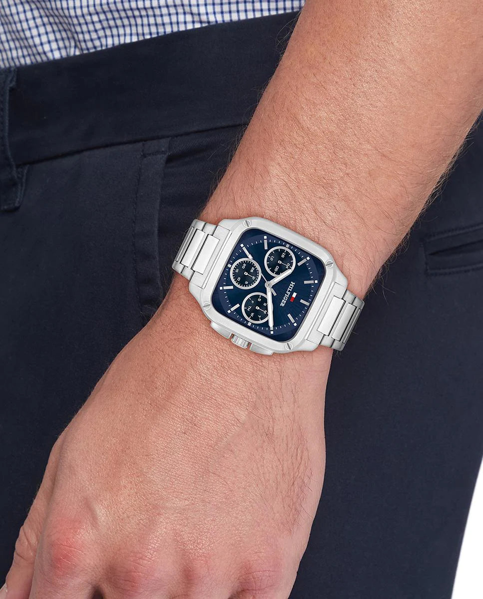 Reloj para Hombre Multifunción de Acero Herald 1792222 Tommy Hilfiger