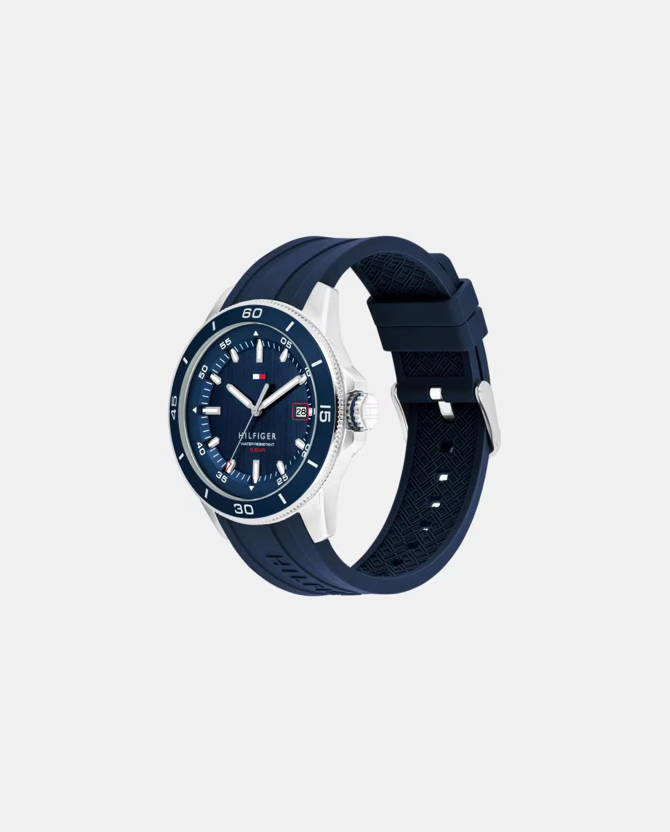 Reloj para Hombre de Acero Remy 1792225 Azul Tommy Hilfiger